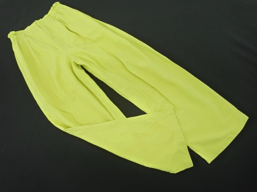  Moussy linen. легкий брюки size1/ желтый #* * dfc0 женский 