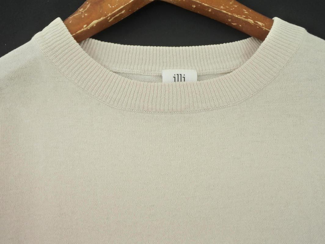  cat pohs OK KBFke- Be ef Urban Research cotton flax summer knitted sweater sizeOne/ beige #* * dfc0 lady's 
