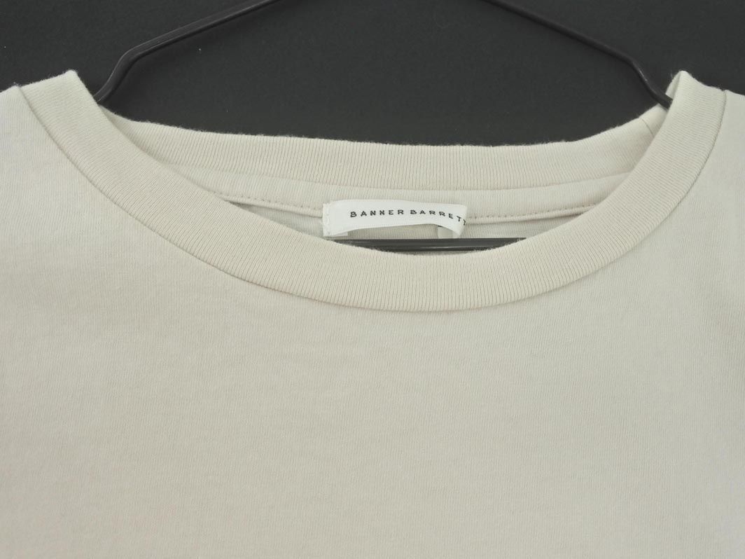 ネコポスOK Banner Barrett バナーバレット プリント Tシャツ size38/オフホワイト ■◆ ☆ dfc3 レディース_画像2