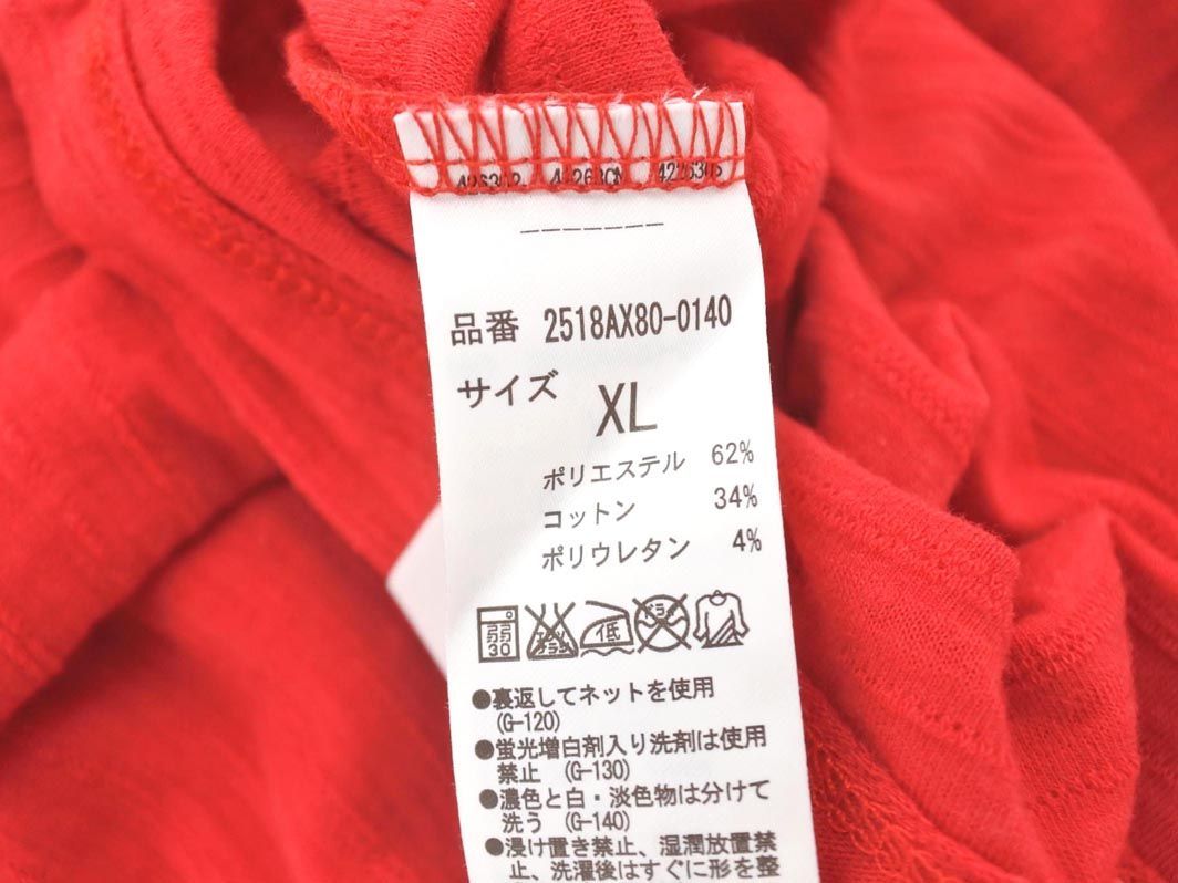 ネコポスOK アズールバイマウジー Vネック Tシャツ sizeXL/赤 ■◆ ☆ dfc7 メンズの画像5