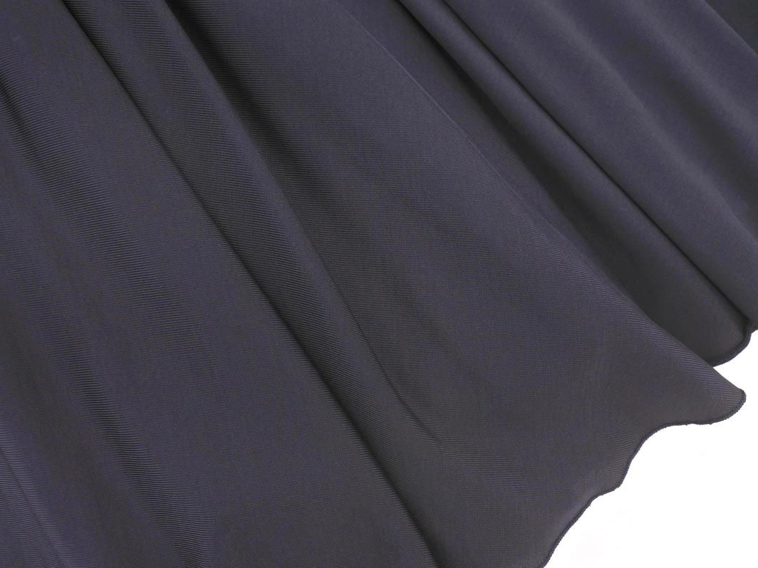 ネコポスOK MAURIZIO PECORARO マウリツィオ ペコラーロ ギャザー フレア スカート size38/濃紺 ■■ ☆ dfd0 レディースの画像2