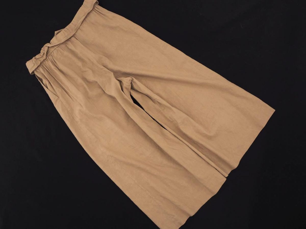 UNTITLED Untitled ribbon gya The - wide pants size2/ beige #* * dfa2 lady's 