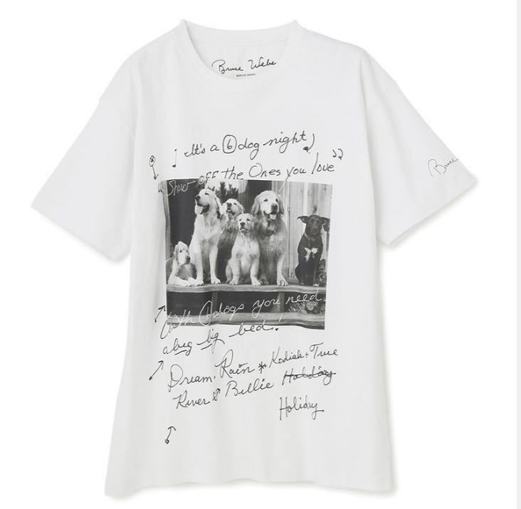 新品 未開封 サイズXL Bruce Weber × BIOTOP × 10C ブルース ウェーバー ビオトープ 限定 フォト Tシャツ Tee 犬 石田ゆり子さん着_画像5