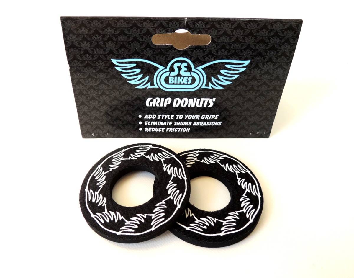 ☆新品 SE Bikes グリップWing Donuts　ブラック_画像1