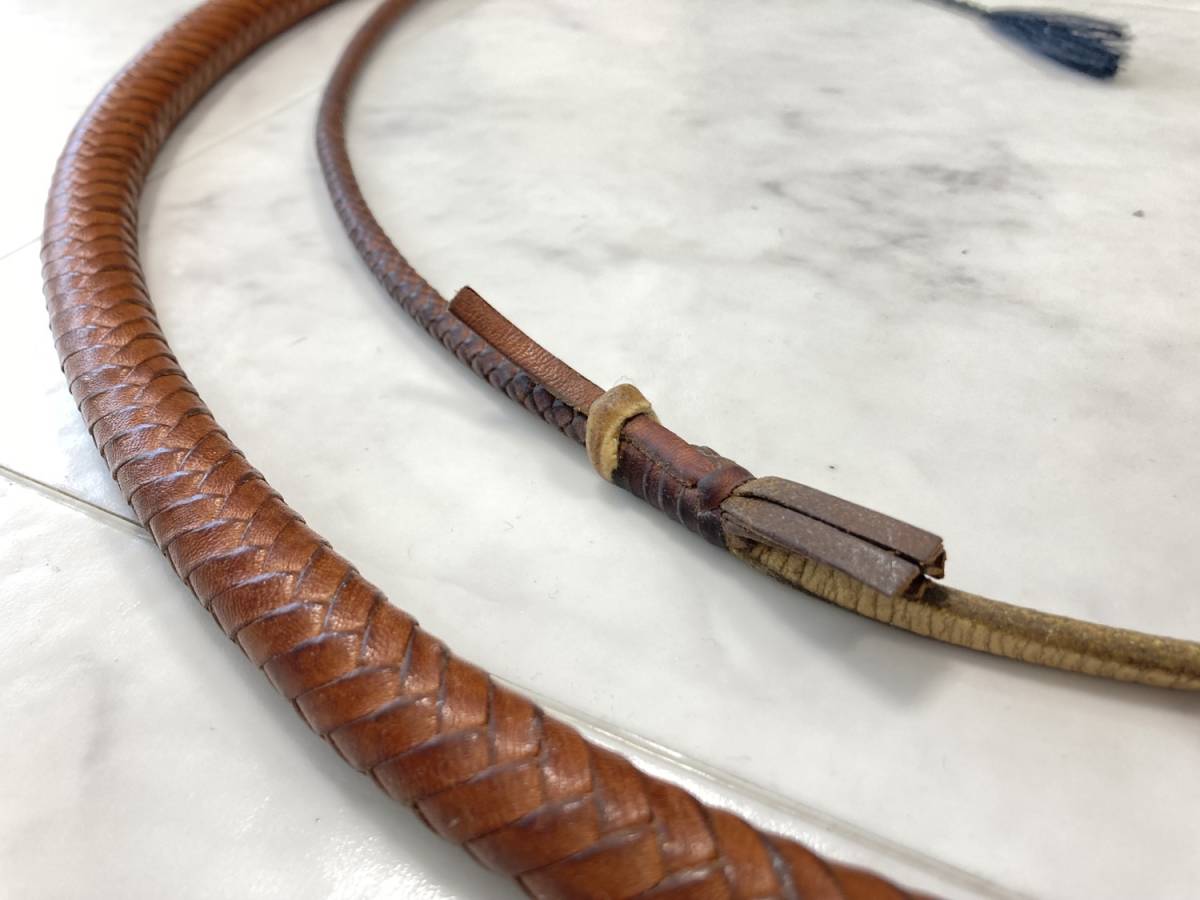 Indiana Jones Bullwhip 8feet インディジョーンズ 鞭 - 映画関連グッズ