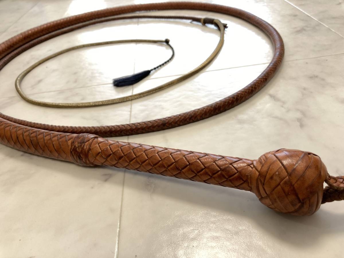 Indiana Jones Bullwhip 8feet インディジョーンズ 鞭 - 映画関連グッズ