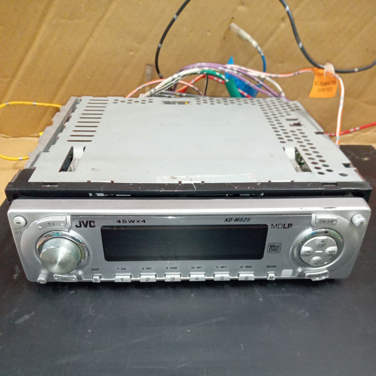 JVC MD RECEIVER KD-M525 MD плеер работоспособность не проверялась Junk 