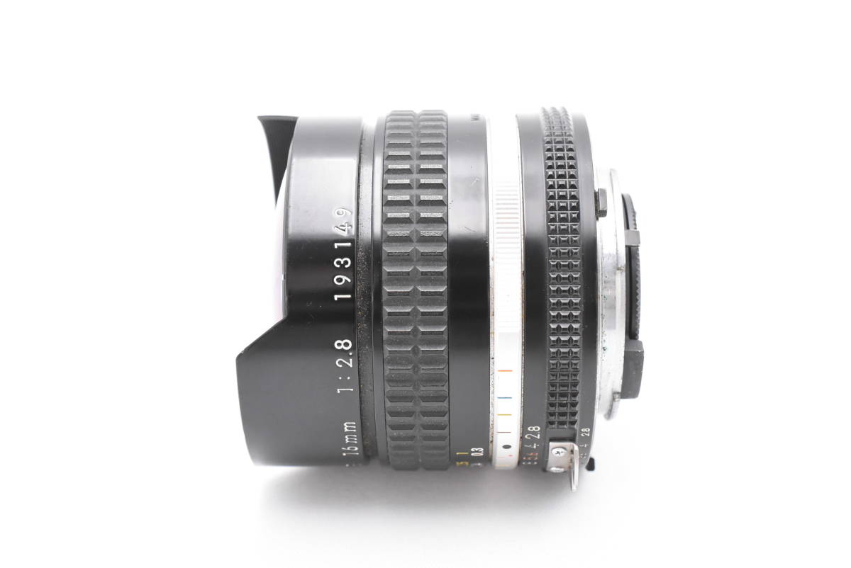 Nikon ニコン Ai-S Fisheye-NIKKOR 16mm F/2.8 マニュアルフォーカス レンズ (t3471)_画像3