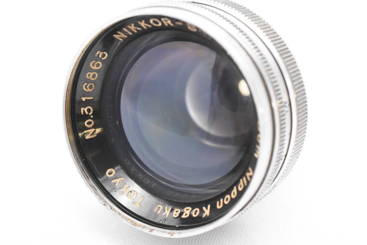 【防湿庫管理】ニコン Nikon SP レンジファインダー フィルムカメラ ボディ シルバー + NIKKOR-S.C 5cm 50mm f1.4 レンズ付き (t3371)_画像10