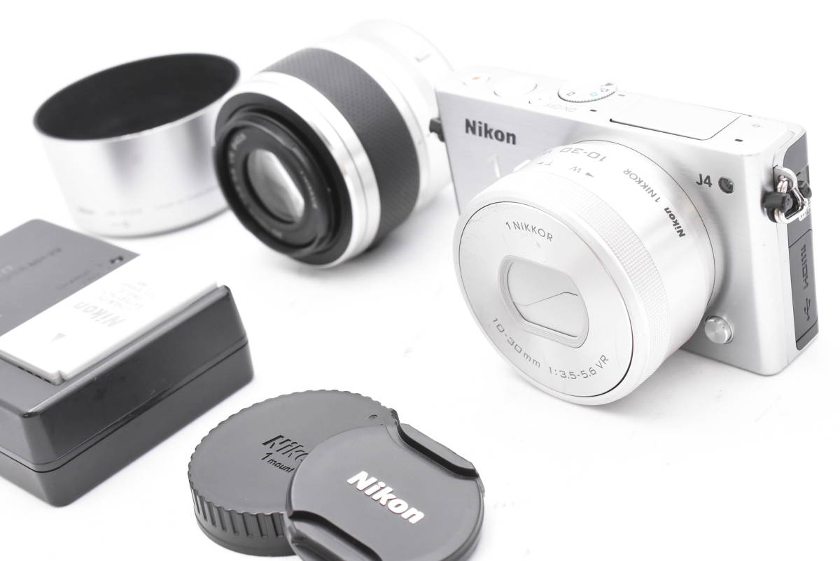 即日発送 Nikon ニコン Nikon1 J4 シルバーボディ ミラーレス一眼レフ