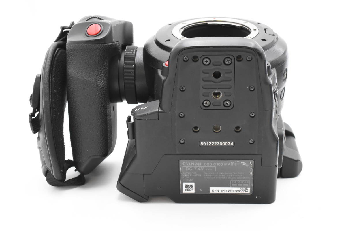 Canon キヤノン C100 Mark II ボディ EFマウント デジタルシネマカメラ (t3708)_画像6