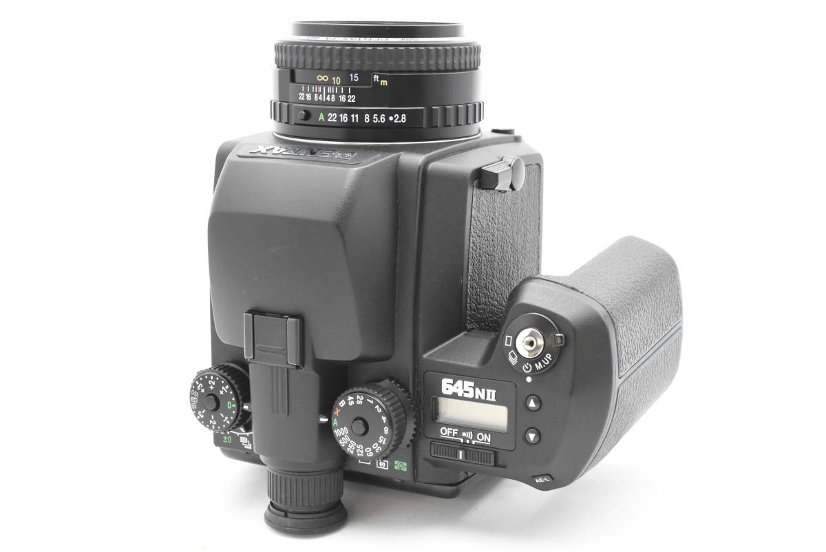 ペンタックス Pentax 645 NII 中判カメラ ボディ + FA 75mm F2.8 レンズ付き (t3784)