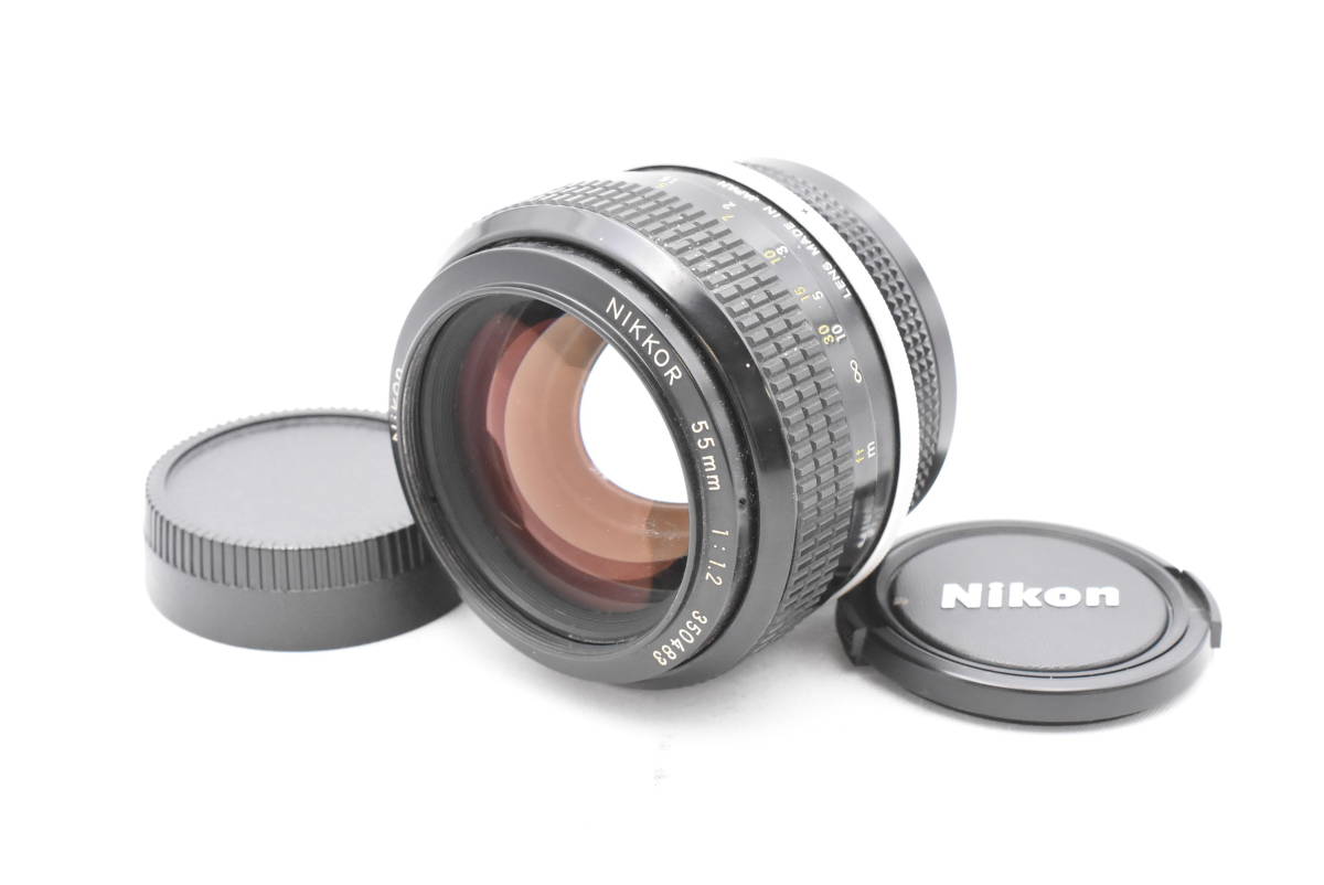 NIKON NIKKOR 55mm F/1.2 非Ai マニュアルフォーカス レンズ (t3428)_画像1