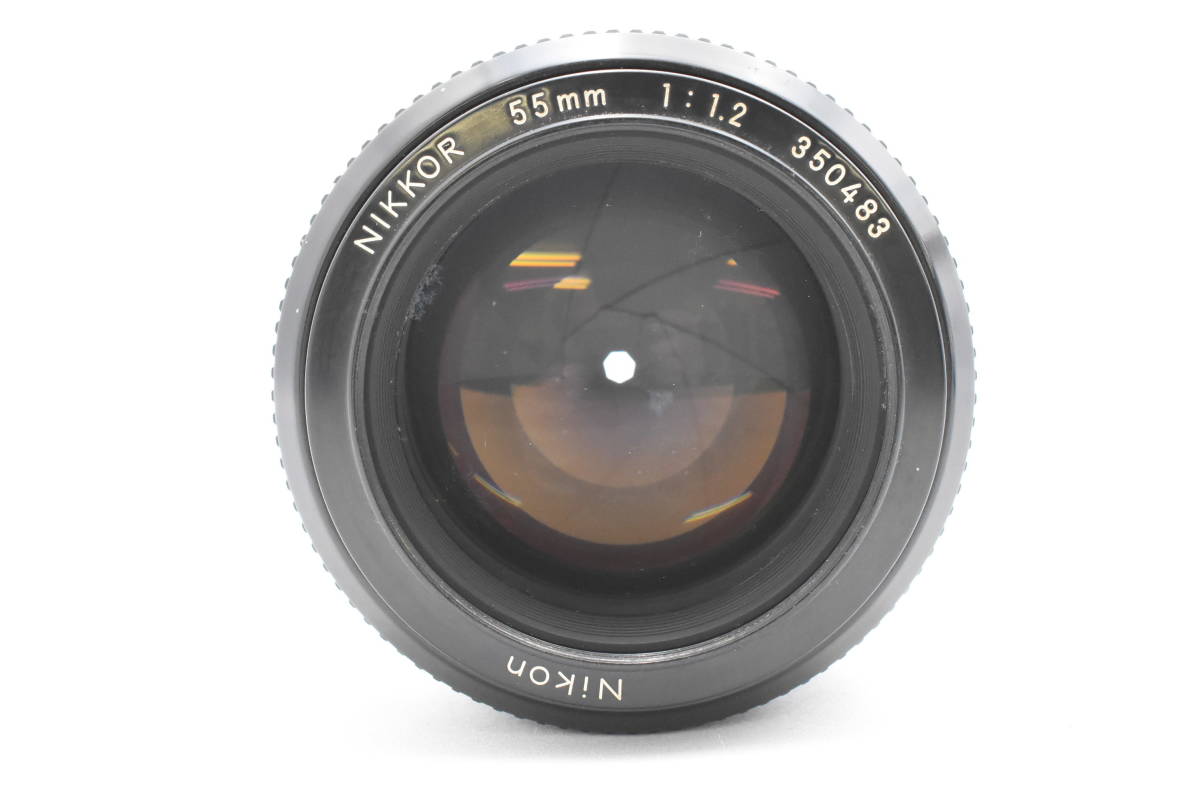 NIKON NIKKOR 55mm F/1.2 非Ai マニュアルフォーカス レンズ (t3428)_画像7