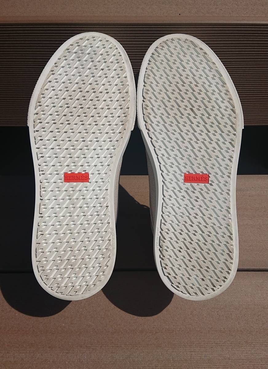 □HERMES エルメス□スニーカー ゲットアップ□プリュノワール/白 40.5