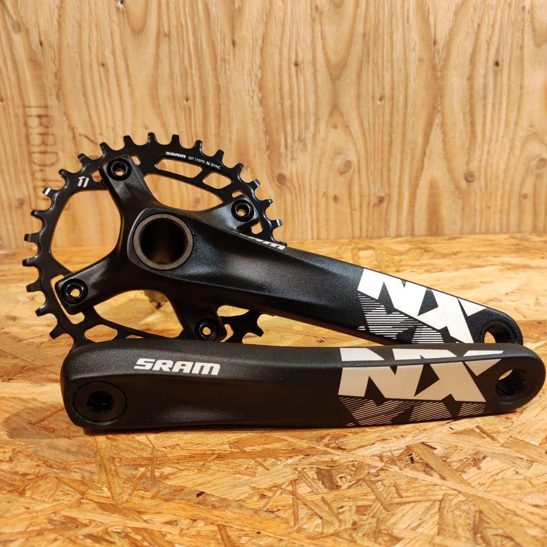 ふるさと割】 【未使用品!アウトレット】SRAM NX クランクセット 1