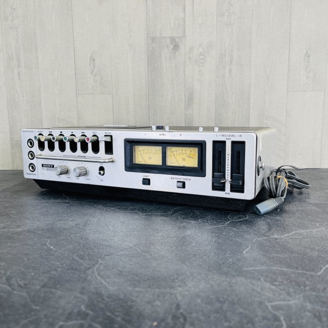 カセット テープ レコーダー SONY TC-2860SD デンスケ typeIII ソニー ポータブル ステレオ カセットデッキ ジャンク品/7452