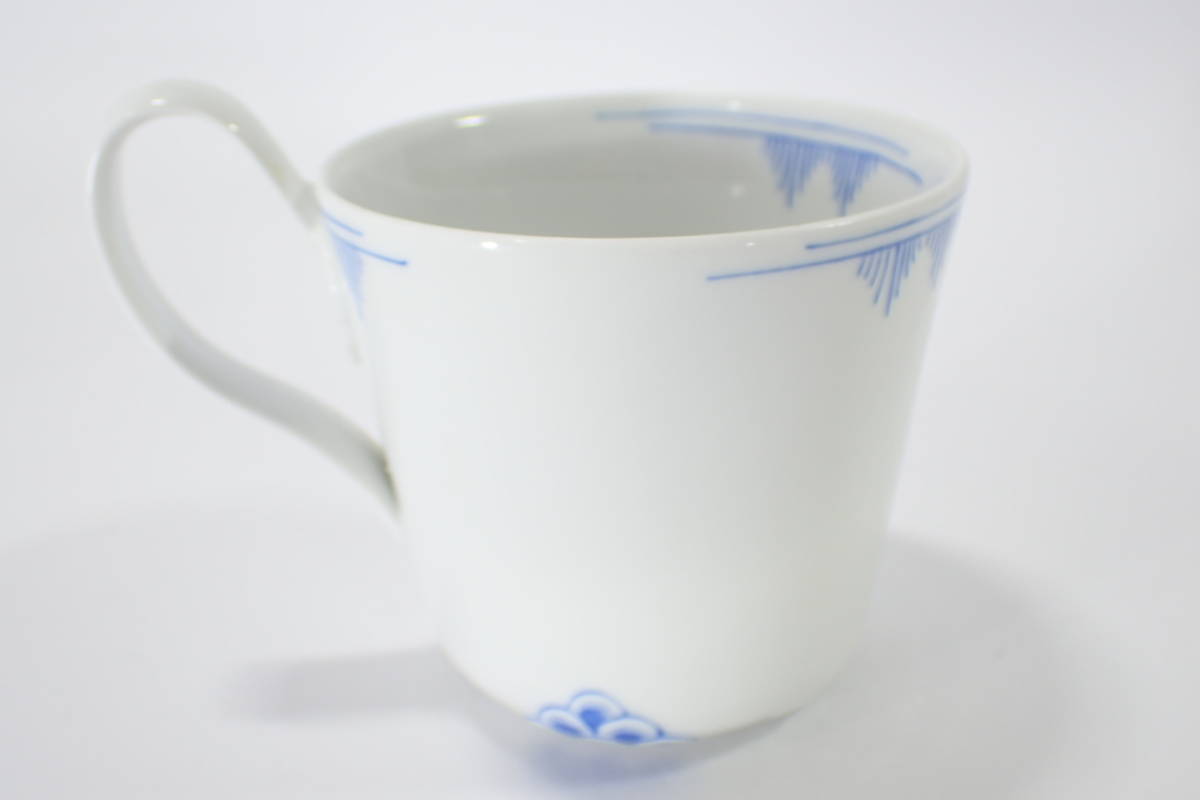  67500 ROYAL COPENHAGEN ロイヤルコペンハーゲン ブルー カップ&ソーサー 碗皿 1客SET 花柄 コーヒーカップ _画像4