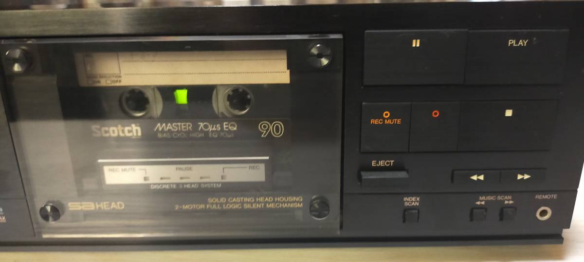 VICTOR(ビクター) カセットデッキ TD-V66 ¥69,800(1985年頃) 動作品