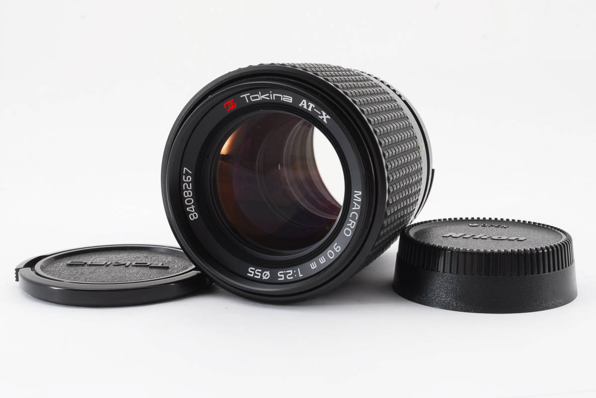 【良品】ニコン用 Tokina AT-X 90mm f/2.5 Macro MF Lens For Nikon F mount オートフォーカス 3748
