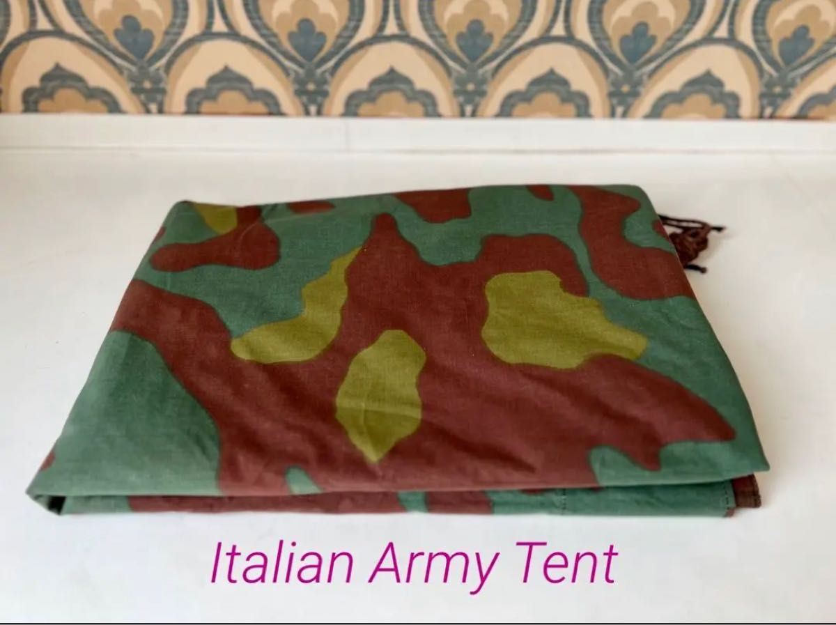 １枚 バラ売り 軍幕 イタリア軍 タープ テント サンマルコ迷彩 デッド