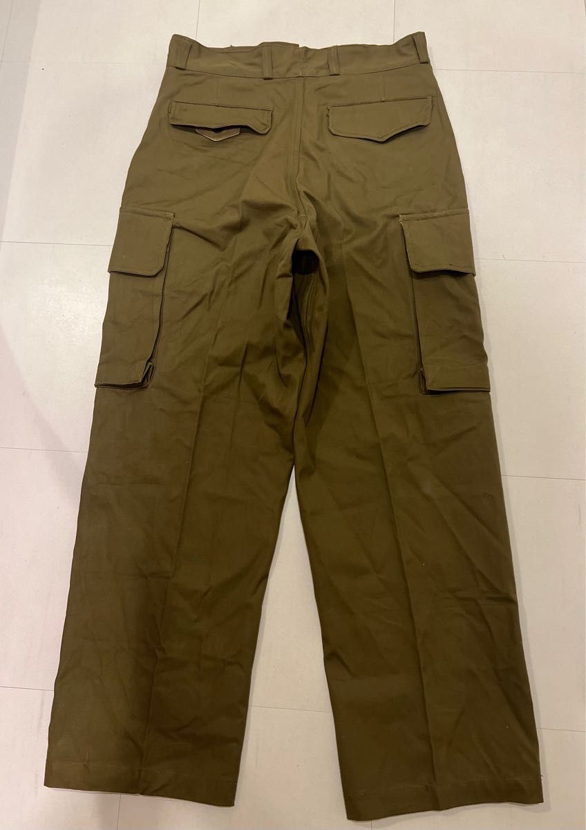 21 フランス軍 M47 カーゴパンツ Hopsack デッドストック 未使用 21 フランス軍 M47 カーゴパンツ Hopsack デッドストック 未使用
