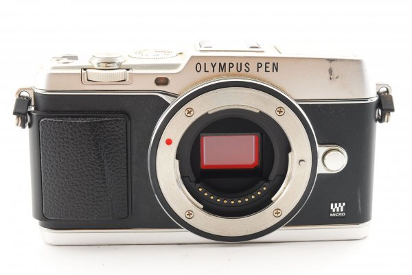 ADS1623★ 実用品 ★ オリンパス OLYMPUS PEN E-P5 ミラーレス ボディ 手振れ補正エラーなし_画像3