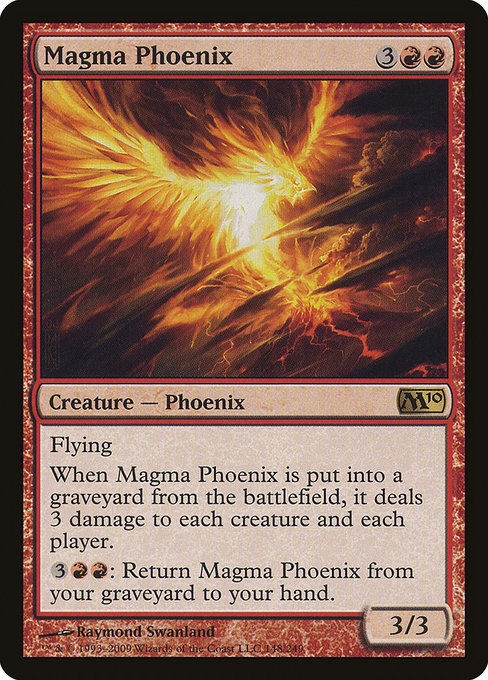 MTG ■赤/英語版■ 《マグマのフェニックス/Magma Phoenix》基本セット2010 M10_画像1