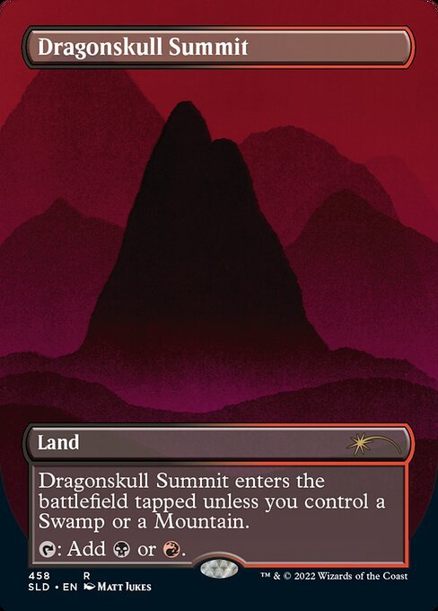 MTG ■土地/英語版■ 《竜髑髏の山頂/Dragonskull Summit》 Secret Lair SLD_画像1