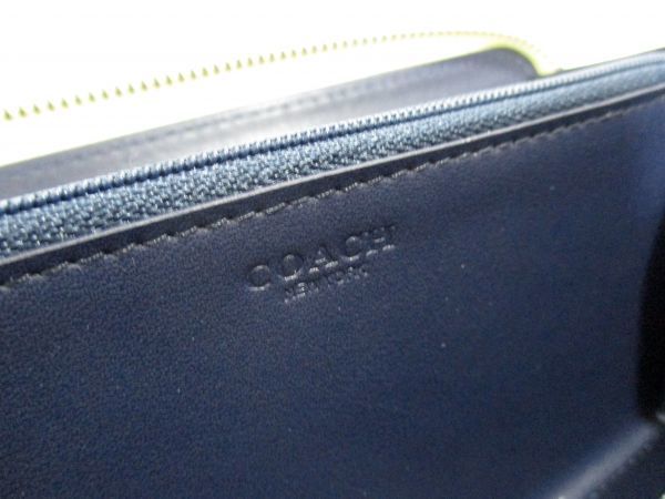 COACH 長財布 新品 同様 未使用 正規品 [166] ジッピーウォレット メンズ レディース C2135 チェック プラッド グレー ホワイト_画像8