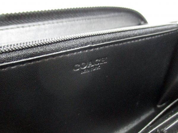 COACH 長財布 新品 同様 未使用 正規品 [165] ジッピーウォレット メンズ レディース C2135 チェック プラッド レッド ブラック_画像8