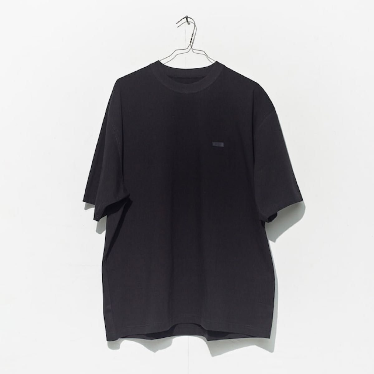 日本最大の ennoy ブラック 胸ロゴ 1枚 M T-Shirt L/S 2Pack トップス
