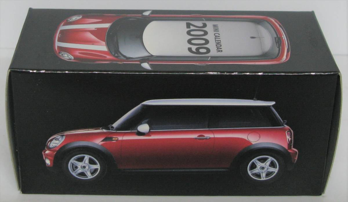 【国内正規品 未開封】 ミニクーパー ミニカレンダー2009 ミニカー MINI COOPER MINI CALENDARの画像1