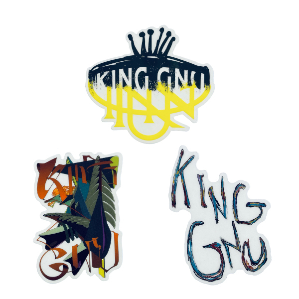 King Gnu MIXED LOGO STICKER PACK ☆ King Gnu Stadium Live Tour 2023  CLOSING CEREMONY ロゴステッカー