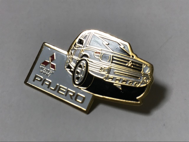 当時物 1997年頃 三菱自動車 非売品 PAJERO 三菱パジェロ ピンバッジ ピンズ PAJERO PINS レトロ 希少 _画像2