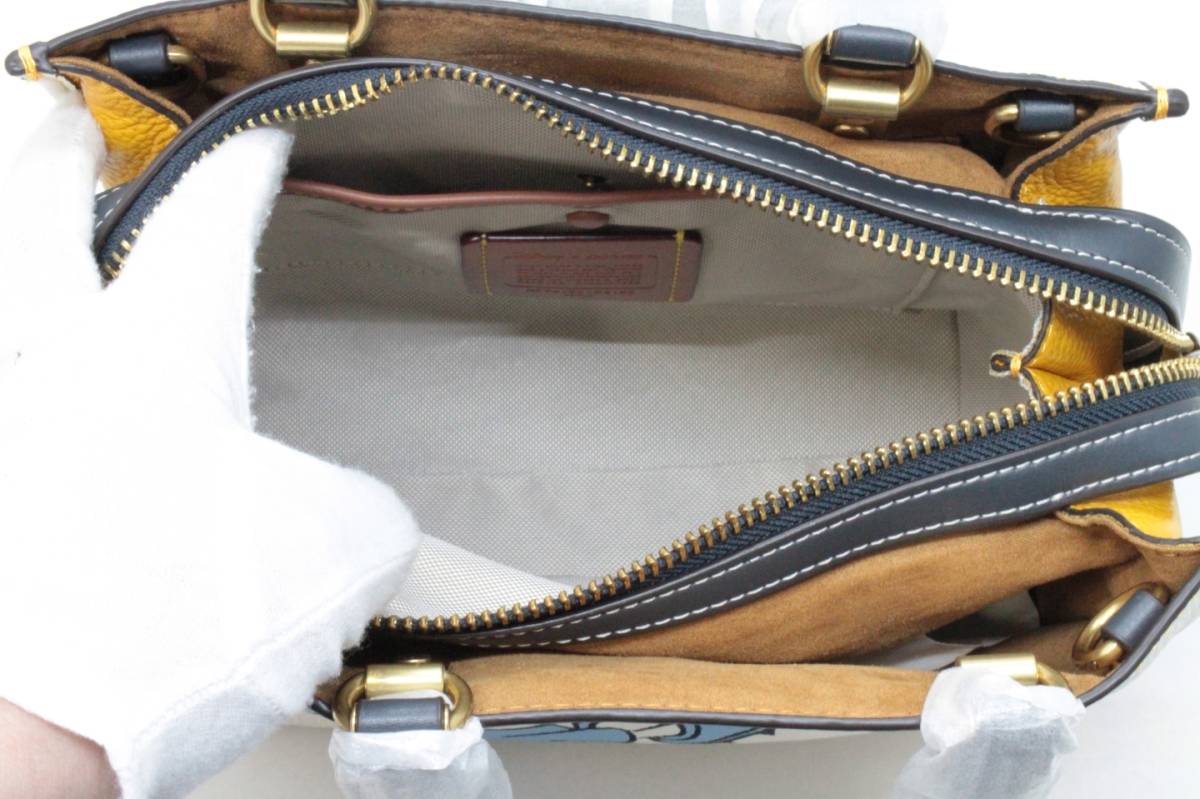 ◆◇【未使用保管品】COACH コーチ ミッキーマウス 2Way ローグ25◇◆