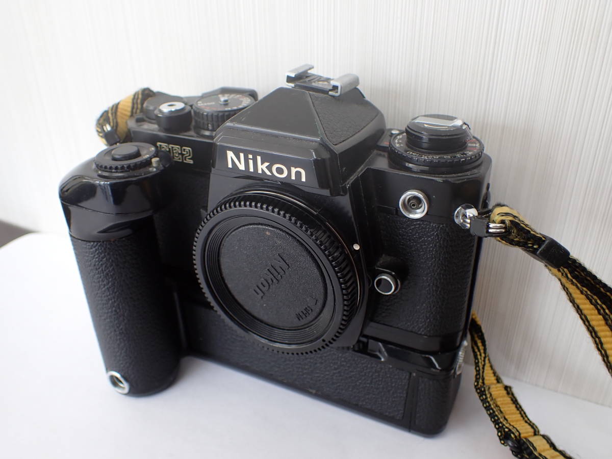Nikon 一眼レフ カメラ FE2 MD-12 付き フィルム ボディ(カメラ)-