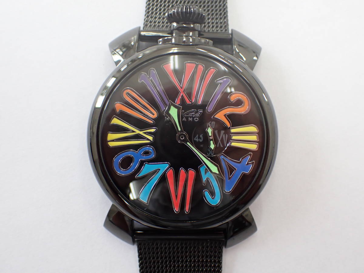 愛用 ガガミラノ GaGaMILANO MANUALE 腕時計 a Ref.5081 46