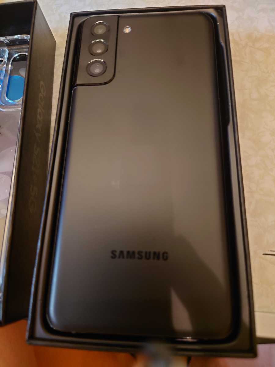 新品同様】Galaxy S21+ 5G ファントムブラック SIMフリー 海外版