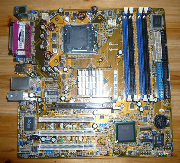 人気新品入荷 マザーボード P5P800-VM/S ASUS 美品 Intel DDR ATX CPU