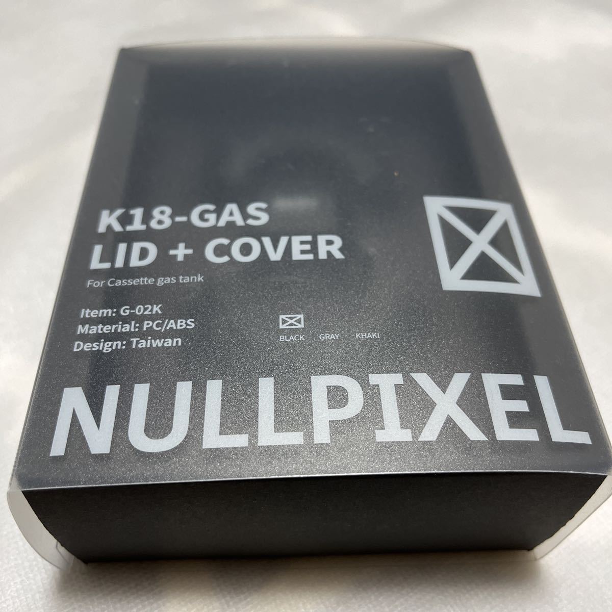 NULL PIXEL K18-GAS-LID+COVER　新品未開封　CB缶　アクセサリー　キャンプ　アウトドア　ガス缶_画像2