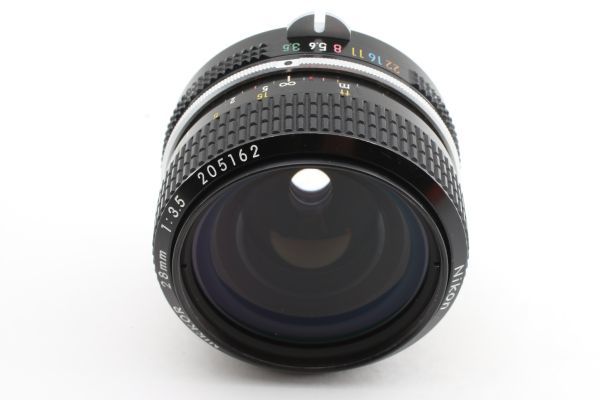 【超美品】Nikon New Nikkor 28mm f/3.5 non Ai 非ai MF Lens キャップ付 ニコン マニュアルレンズ #EM56_画像7