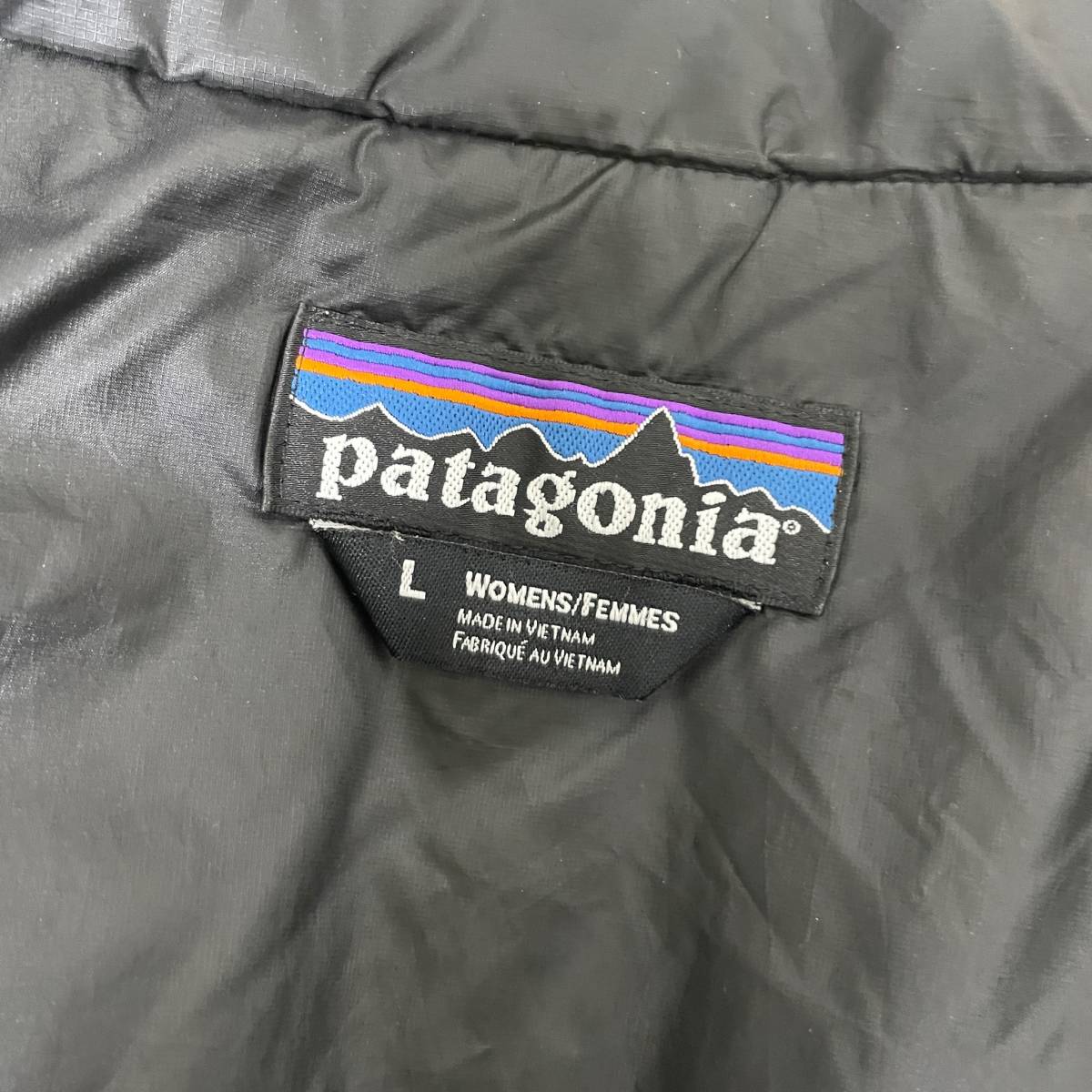 patagonia パタゴニア ナノパフベスト レディース L アウトドア プリマロフト ブラック_画像4