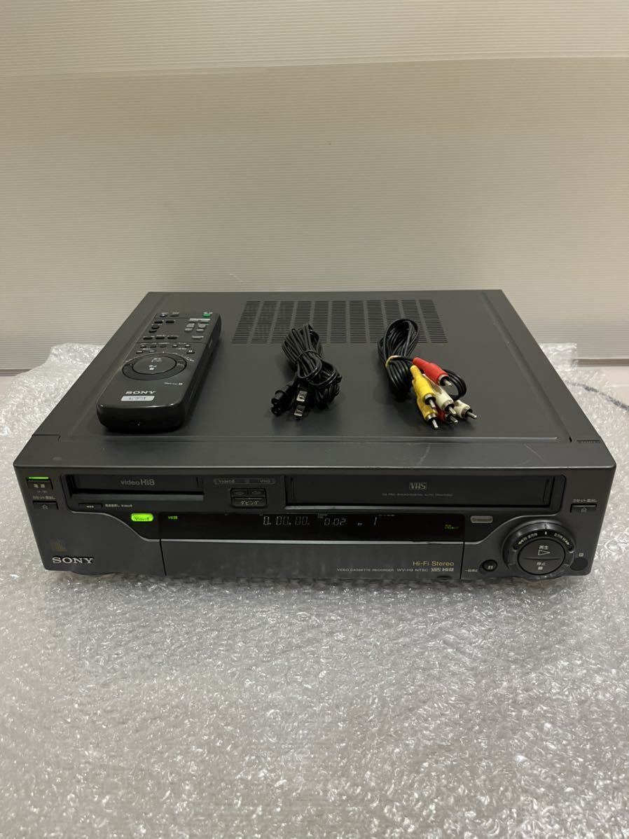 動作品 HI８ VHS リモコン付属 SONY WV-H2 | normanhubbard.com