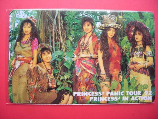  Princess Princess Tour *92 не использовался телефонная карточка 