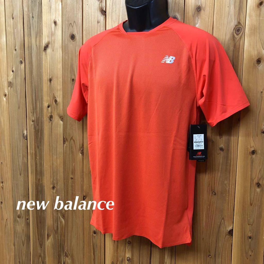 【新品】new balance /ニューバランス メンズM 半袖Tシャツ トップス 速乾 ドライ バドミントン テニス トレーニング スポーツ 6,900円の品_画像1