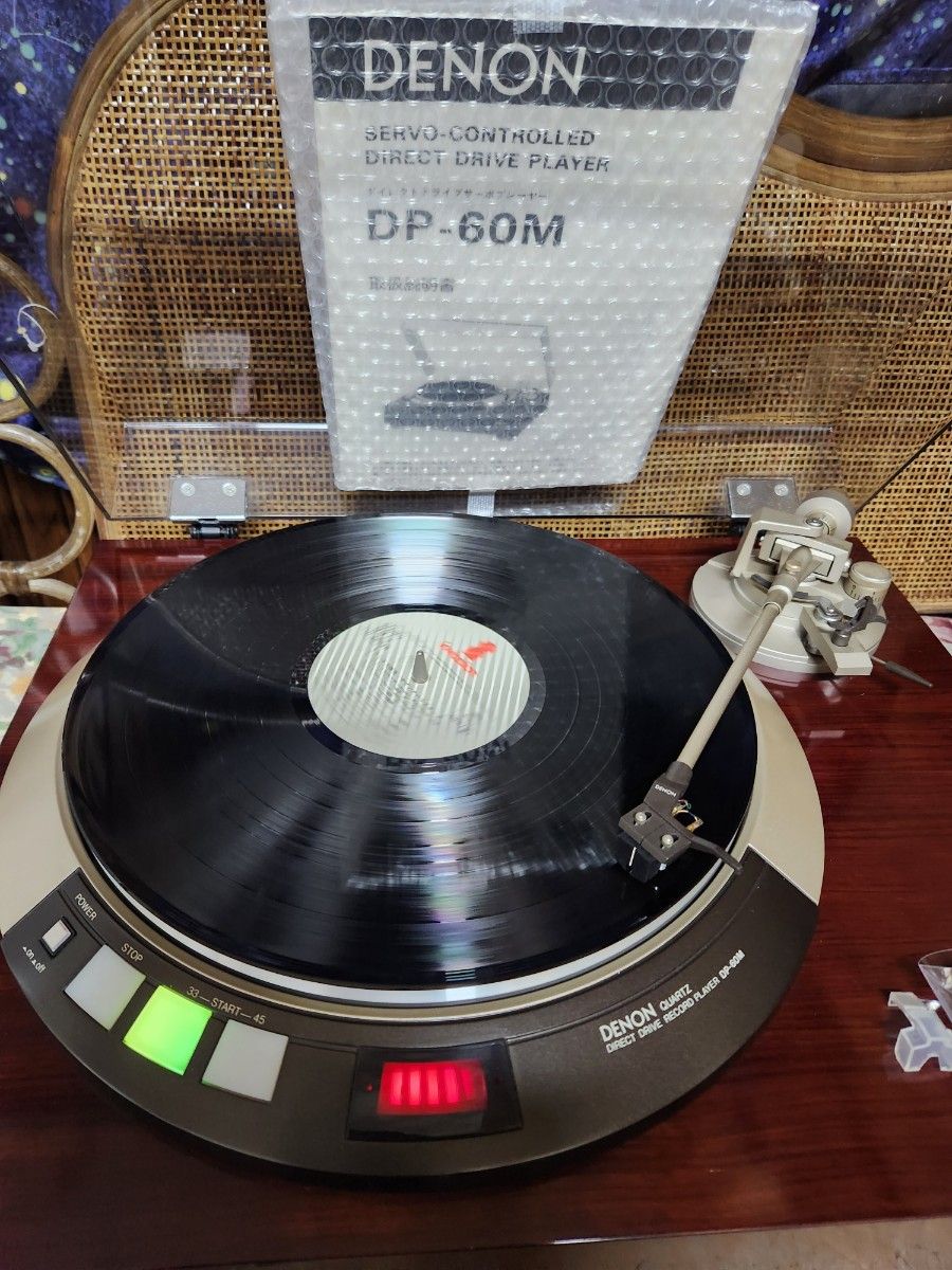 レストア済取説MCカートリッジ新品DENON最高級レコードプレーヤーDP