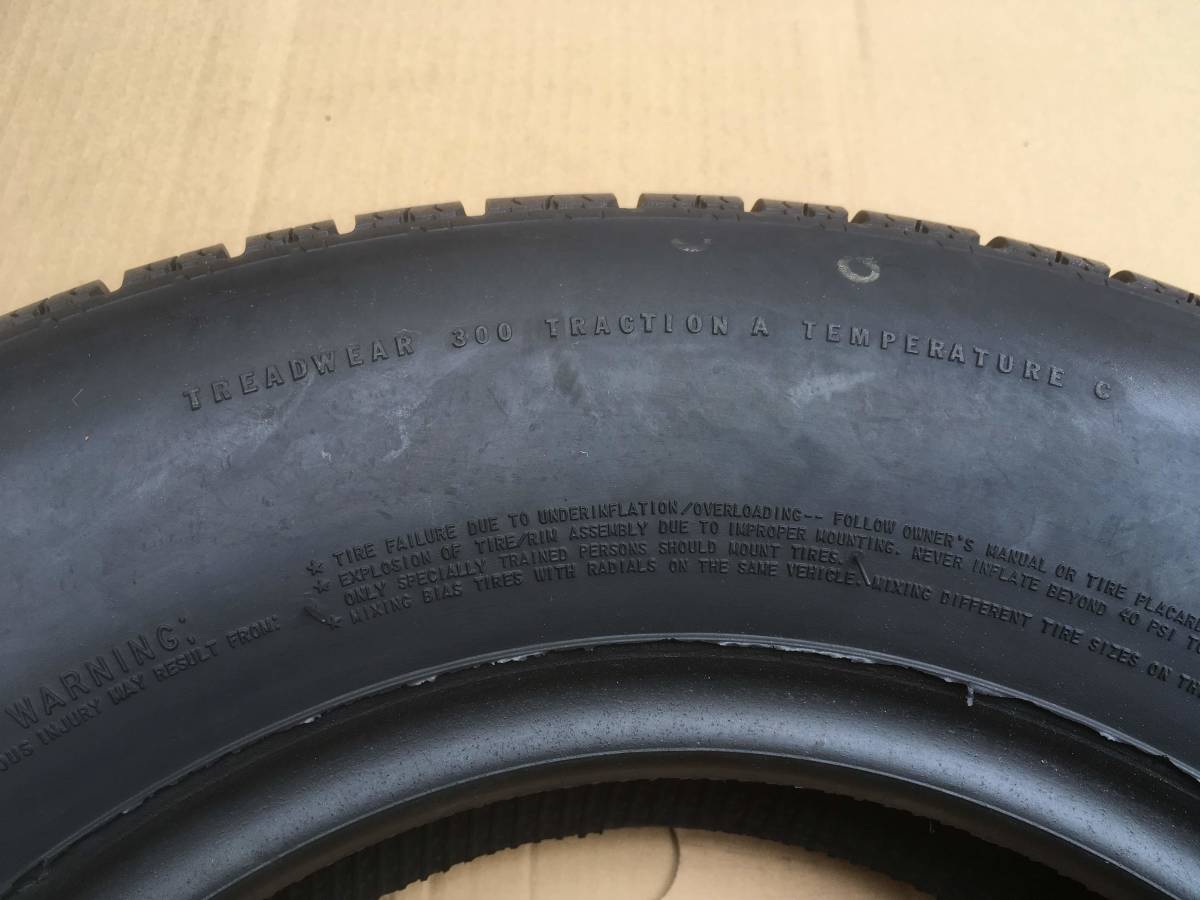 ホワイトリボンタイヤ　BFGoodrich P175/80R13 86S M＋S_画像9