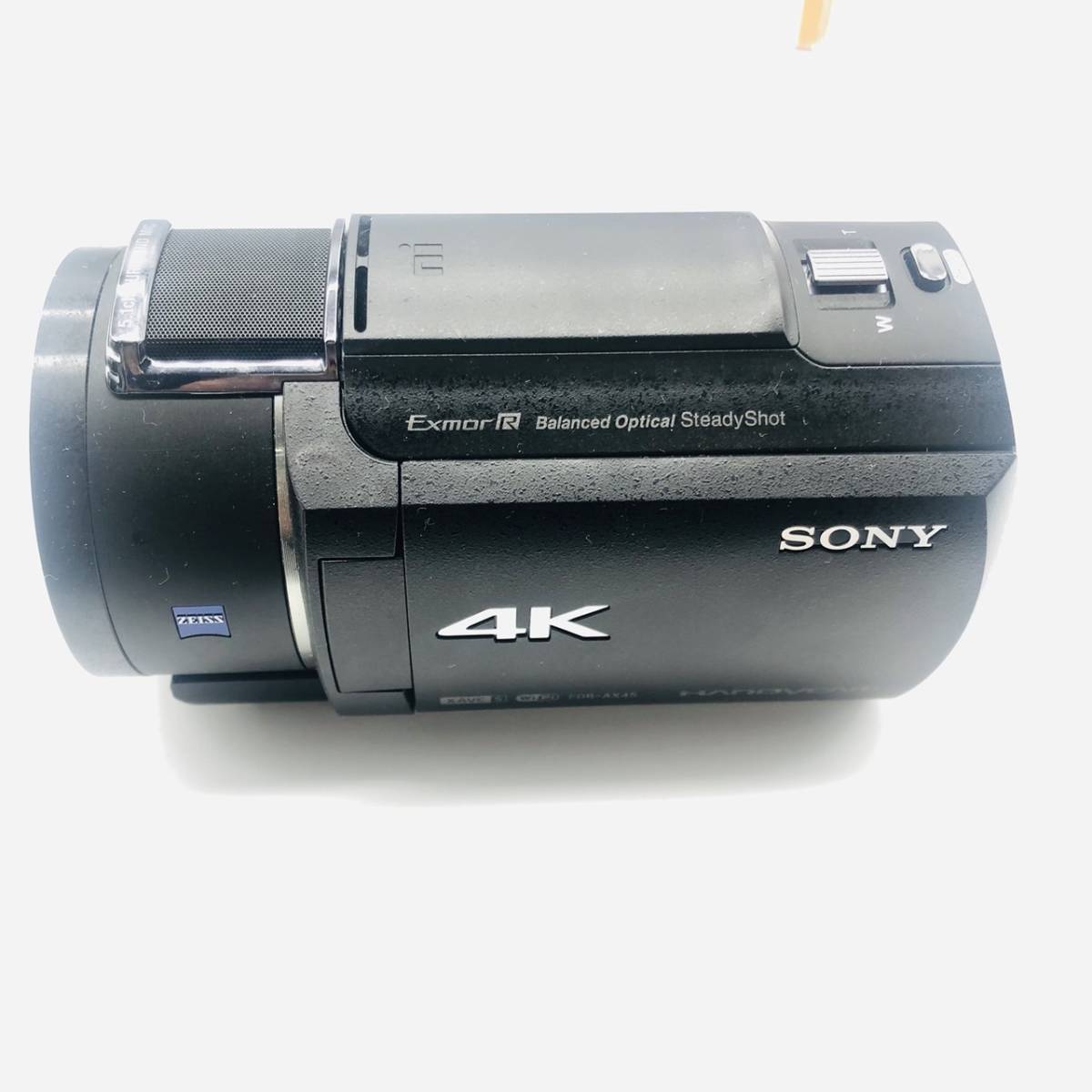 【OP-8410HS】1円スタート! SONY ソニー 4K FDR-AX45 HANDYCAM デジタル4Kビデオカメラレコーダー ブラック 付属品完備 中古品の画像2