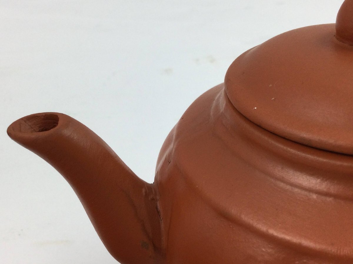 【三】茶器セット　中国茶　朱泥　急須　湯呑　湯飲み 湯こぼし　盆　茶器　コレクション　o2861-C_画像8